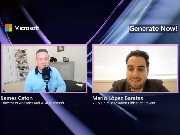 Podcast video views of James Caton and Mario López Baratas 